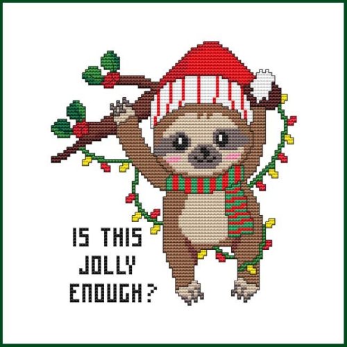 (image for) Is This Jolly Enough? Christmas Sloth